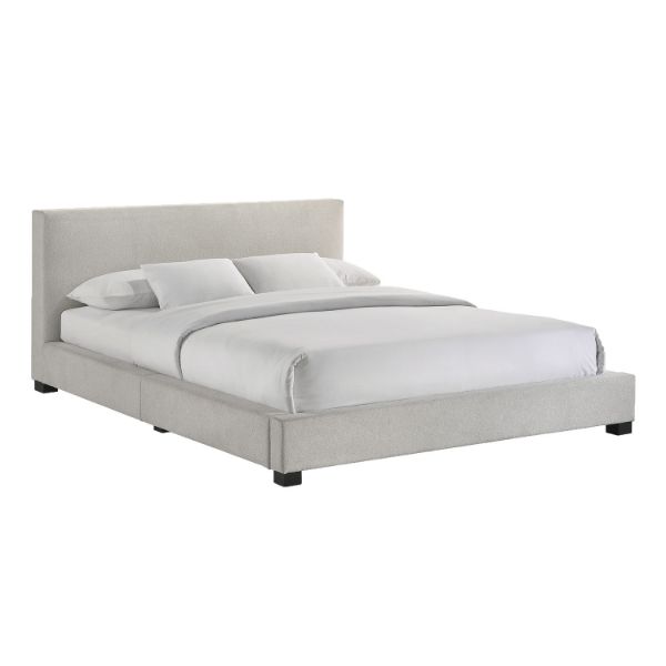  Full Upholstered Bed, Cream 
