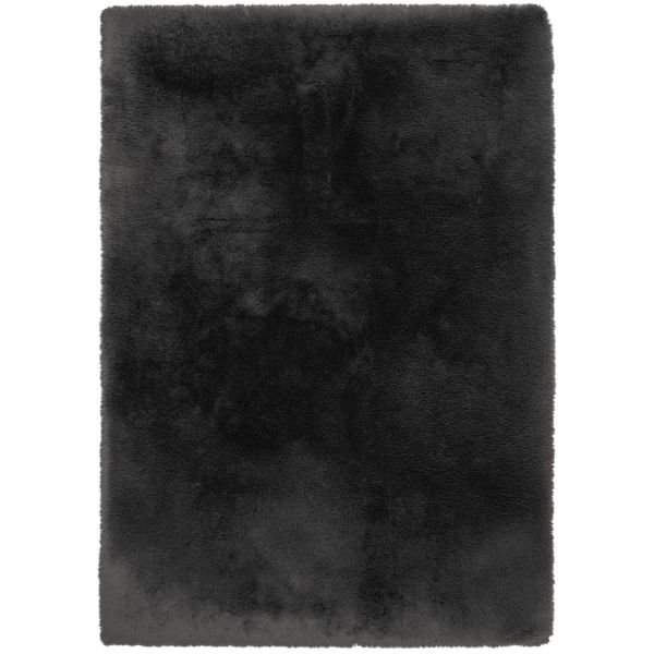 Belian Black Rug Faux With Memory Foam 