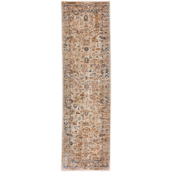 Briella Blue Ivory 2x8 Rug Runner 
