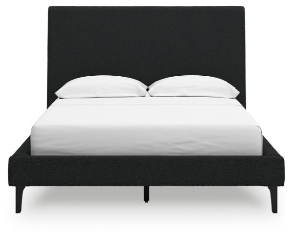 Cadmori Full Upholstered Bed with Roll Slats 