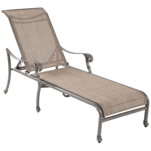 Macon Chaise Lounger Gray 