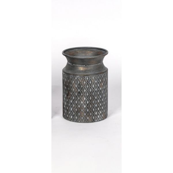 Metal Antique Bronze Finish Vase Small 