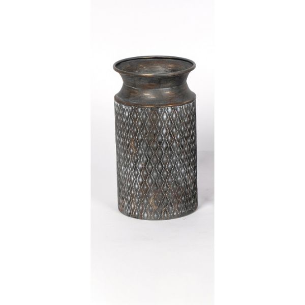 Metal Antique Bronze Finish Vase Large 