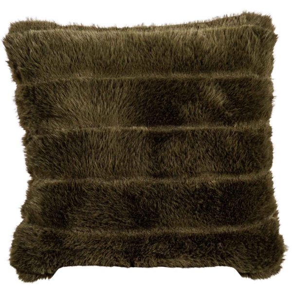 Green Fox Fur 22x22 Pillow 