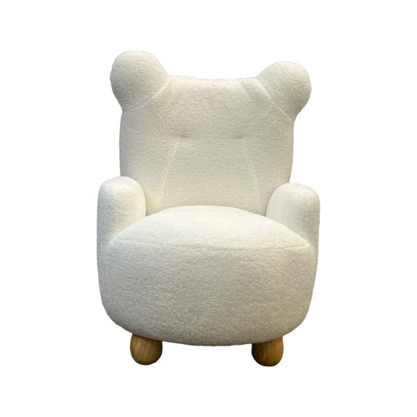 Teddy Bear Chair, White 