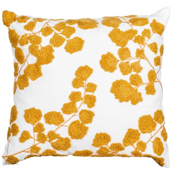 Gold Blossom 20x20 Pillow 