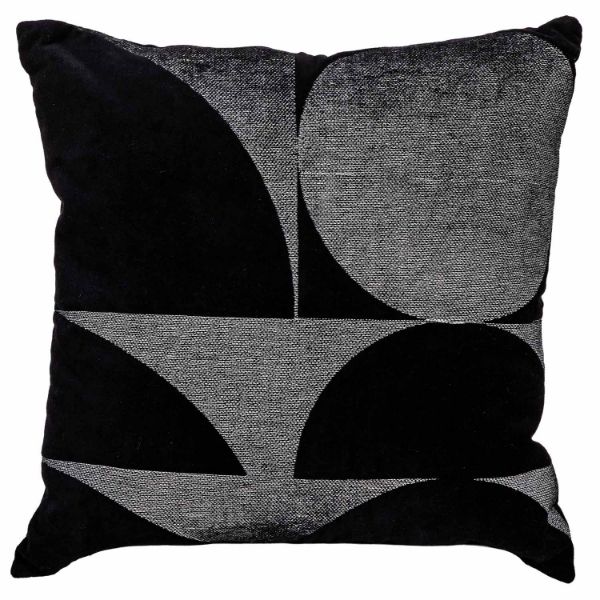 Black Crescent 20x20 Pillow 