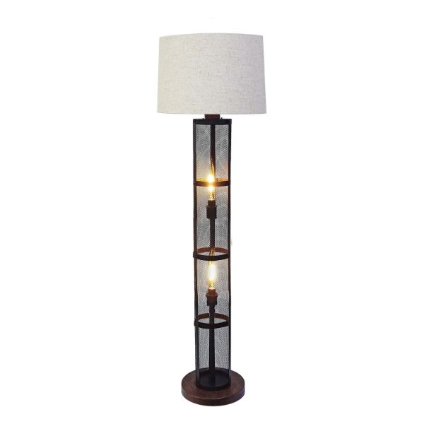 Industrial Mesh Floor Lamp 
