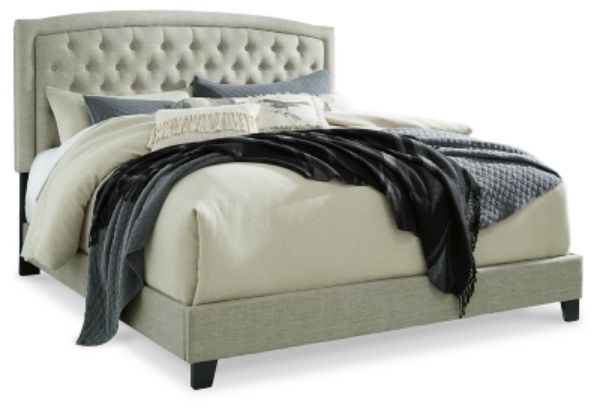  Jerary King Upholstered Bed, Gray 