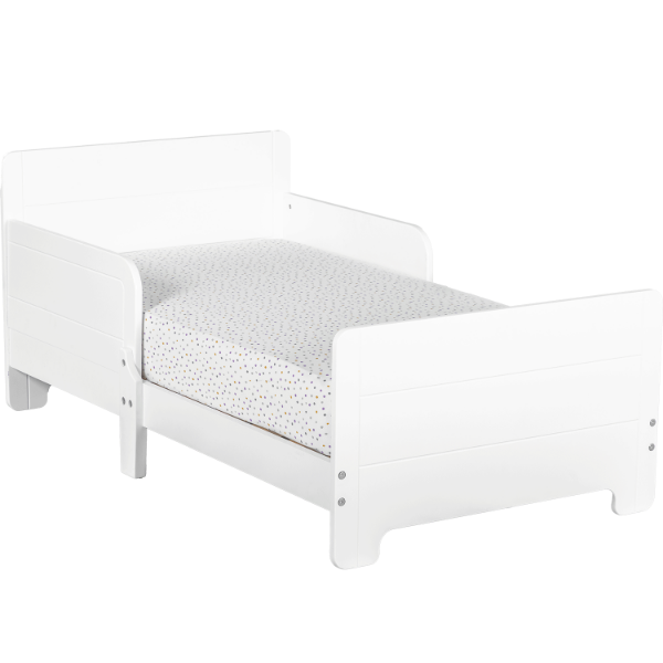  Haven Toddler Bed, White 