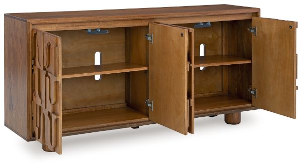  Gadburg Accent Cabinet, Medium Brown 