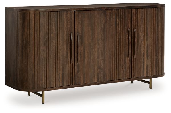  Amickly Accent Cabinet, Dark Brown 