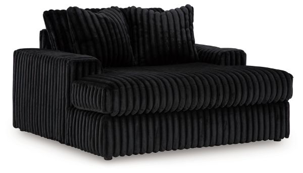  Midnight-Madness Oversized Chaise, Onyx 