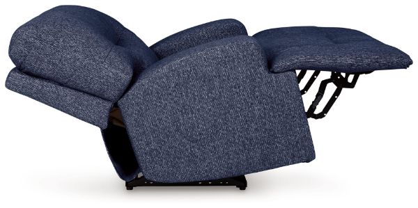  Acklen Place Oversized Power Recliner, Navy 