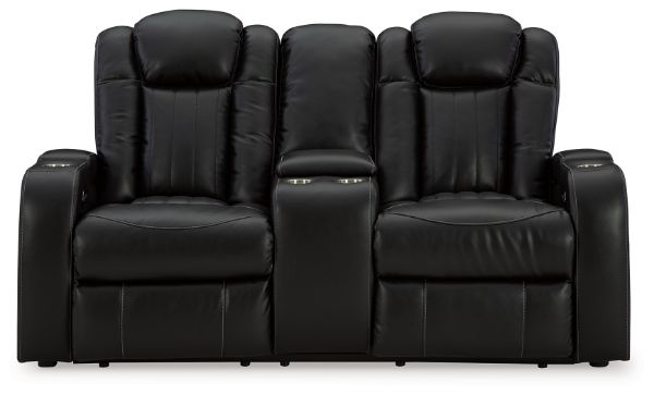 Caveman Den Power Reclining Loveseat Midnight 