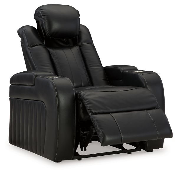  Caveman Den Power Recliner, Midnight 