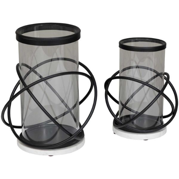 Lancaster Lanterns Iron/Glass 