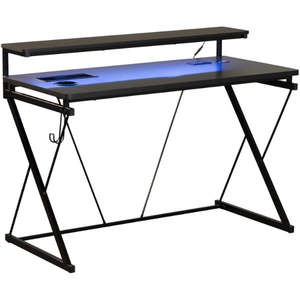 Gray Evoker Gaming Desk 
