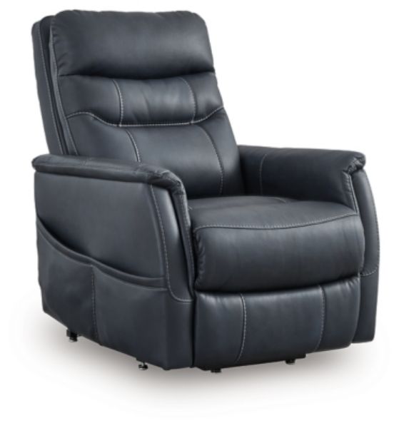  Strawbill Power Lift Recliner, Sapphire 