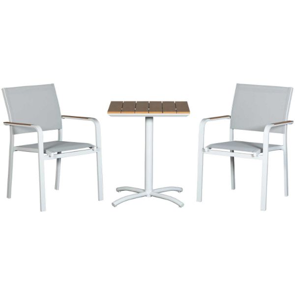 Gray 3-Piece Patio Set 