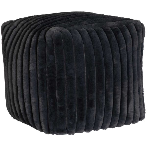 Gray Channel Pouf 
