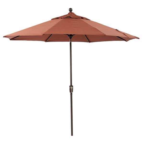 Auto Tilt Umbrella Terra Cotta 