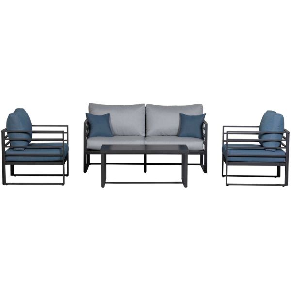 Holt Gray Patio Set 