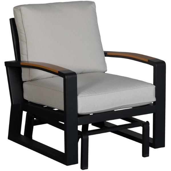 Bruges Taupe Gliding Lounge Chair 
