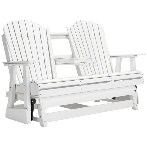 Hyland Wave Gliding Love Seat White 