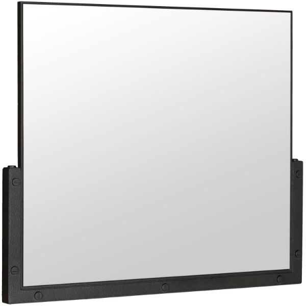 Forge Gray Beveled Mirror 
