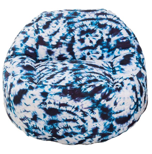 Blue Tie-Dye Bean Bag 