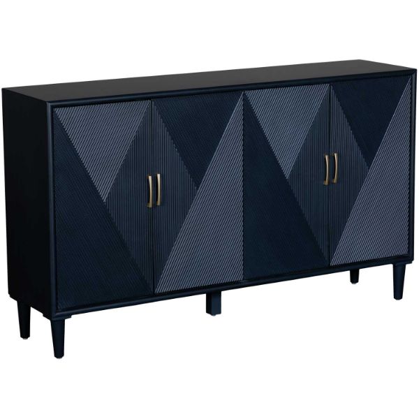 Oliver Navy Accent Cabinet 1 Oliver Navy Accent Cabinet