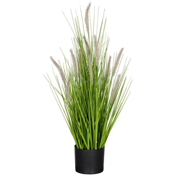  Faux 40" Potted Grass 
