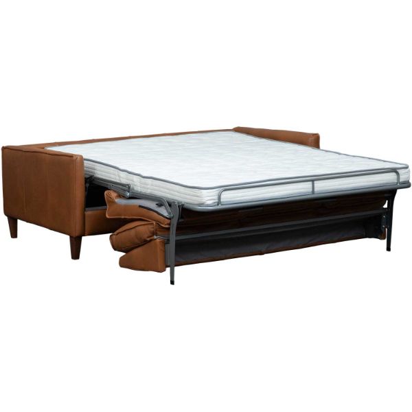 Dutton Italian All Leather Queen Sleeper 