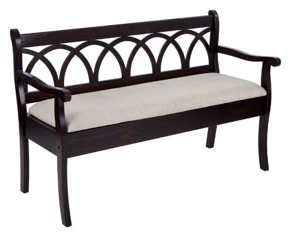  Coventry Storage Bench, Black 