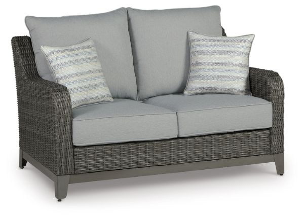  Elite Park Outdoor Loveseat, Gray 