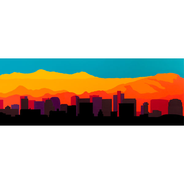 Phoenix Skyline In Full Color 1 Phoenix Skyline In Full Color