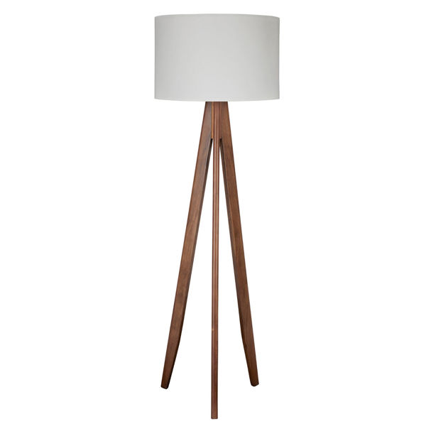  Dallson Floor Lamp, Brown 