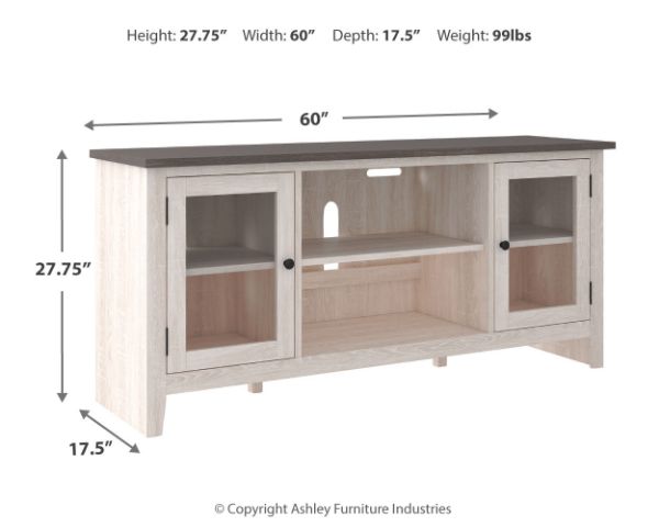  Dorrinson TV Stand 60", Two-tone 