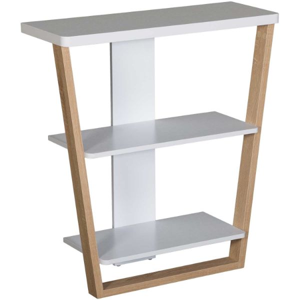 V-Shape White Console 