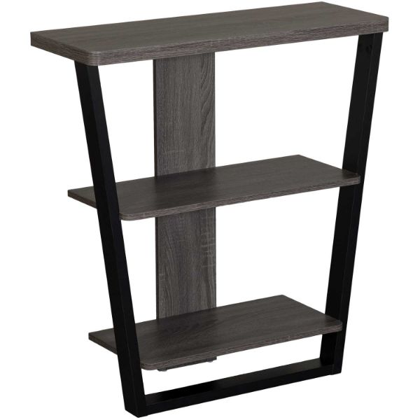 V-Shape Grey and Black Console 