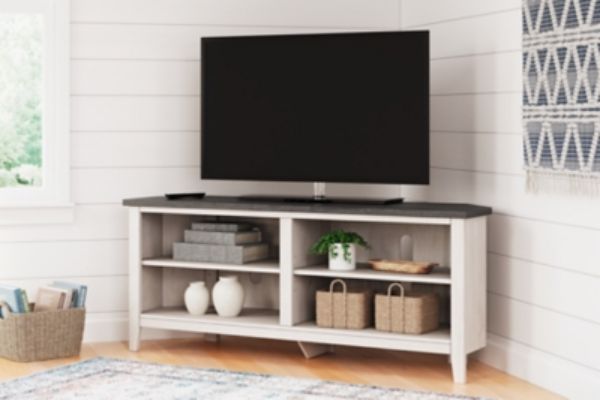  Dorrinson Corner TV Stand 48", Two-tone 