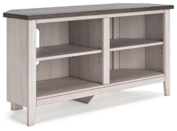  Dorrinson Corner TV Stand 58", Two-tone 