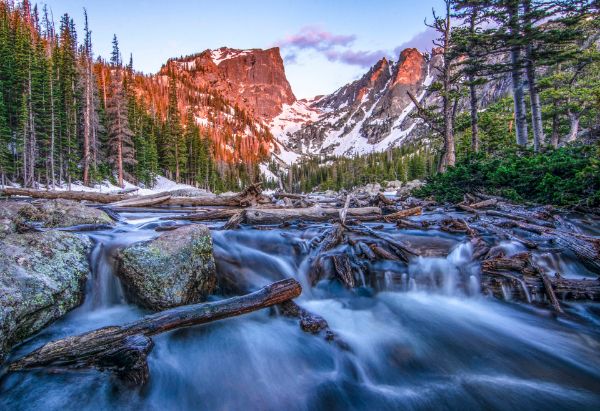 Sunrise At Dream Lake 