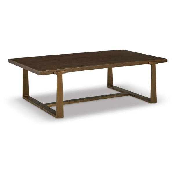  Balintmore Coffee Table, Brown/Gold Finish 