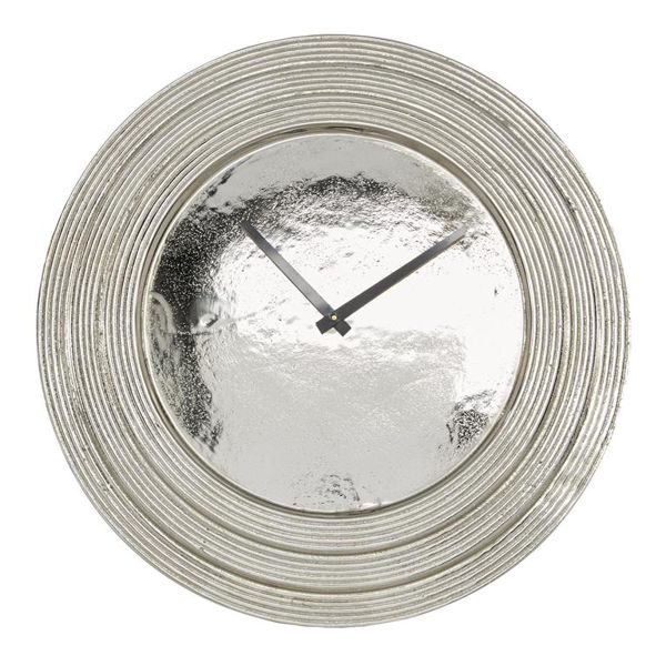 Aluminium Wall Clock Silver 