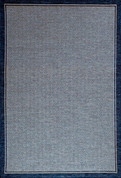 Cobalt Blue Outdoor Indoor 8x10 Rug