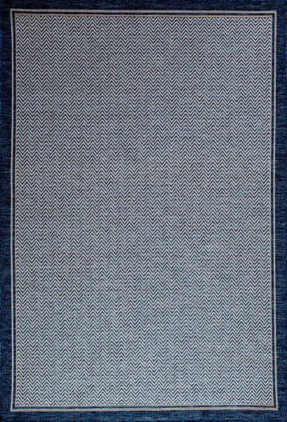 Cobalt Blue Outdoor Indoor 5x8 Rug