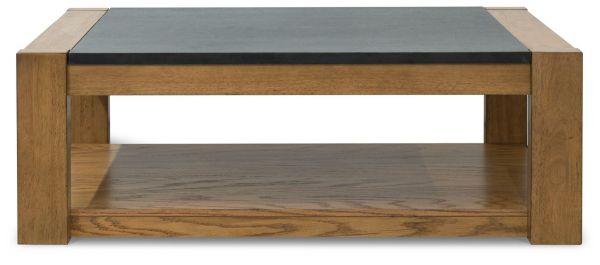  Quentina Lift-Top Coffee Table, Light Brown/Black 