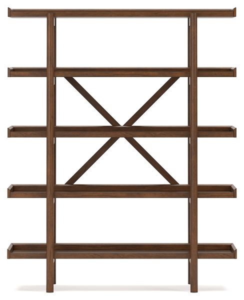  Lyncott Bookcase 70", Brown 